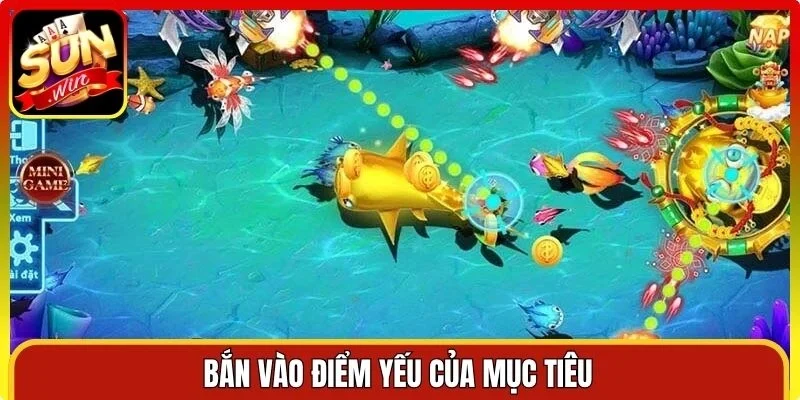 Bắn vào điểm yếu của mục tiêu