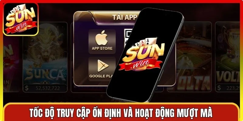Tốc độ truy cập ổn định và hoạt động mượt mà
